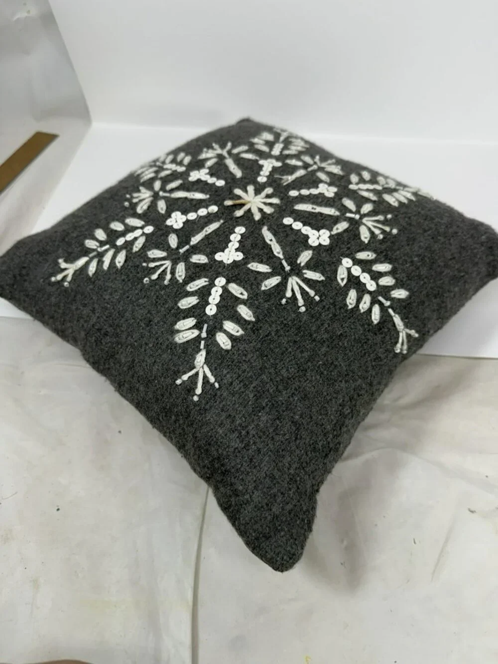 Pier 1 Imports Snowflake Throw Pillow 12